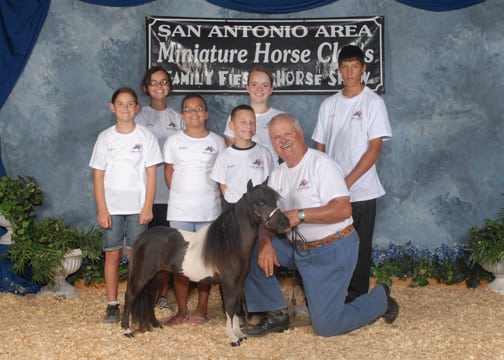 miniature horse tiny pinto Thursday Kids Tony Greaves Little America San Antonio Miniature Club