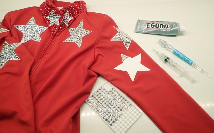 Supplies to bling show clothes apply crystals E600 glue pick-me-up tool Swarovski